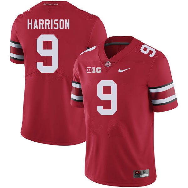 #9 Zach Harrison Ohio State Buckeyes Jerseys Football Stitched-Red